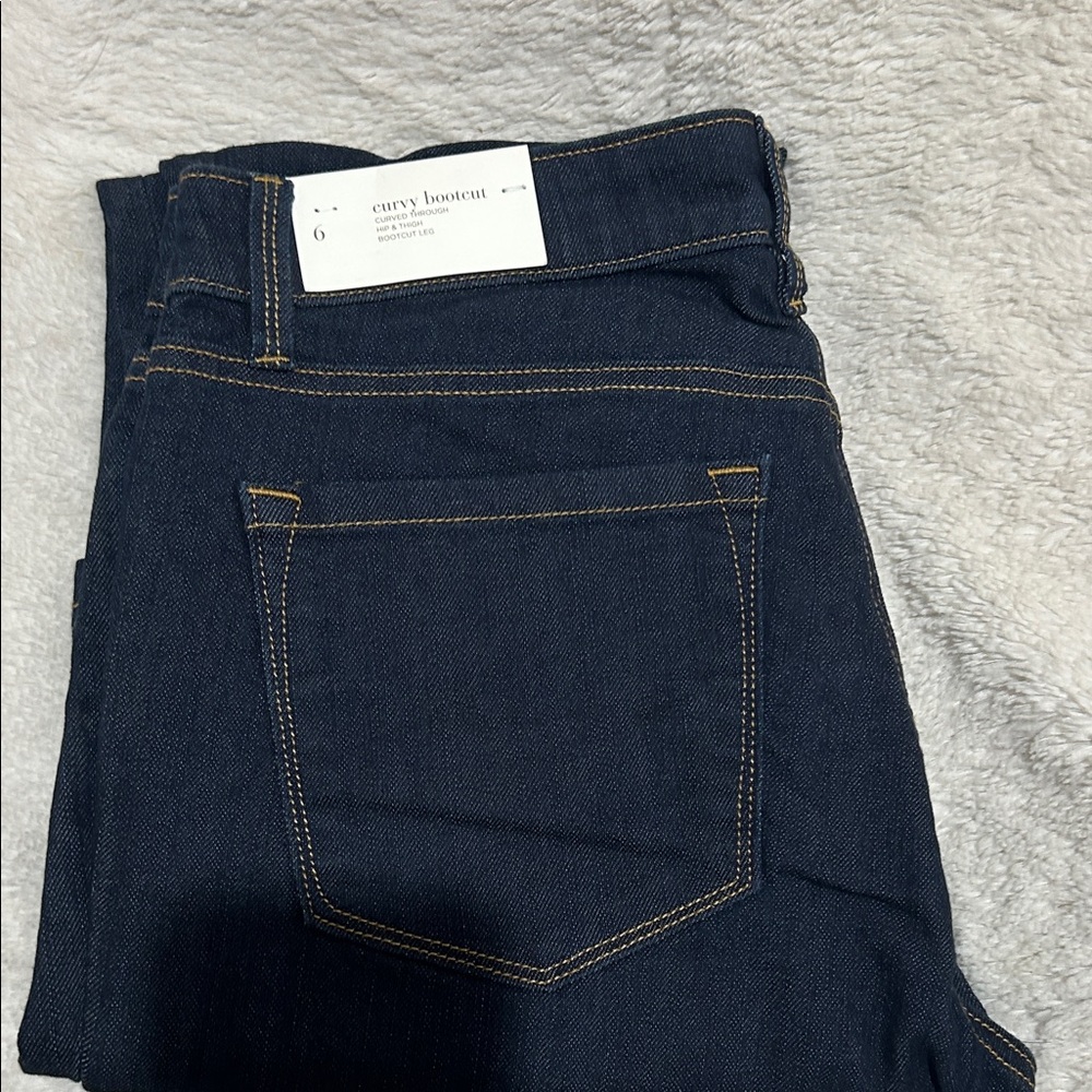 LOFT Women's BOOTCUT Jeans - Deep Indigo